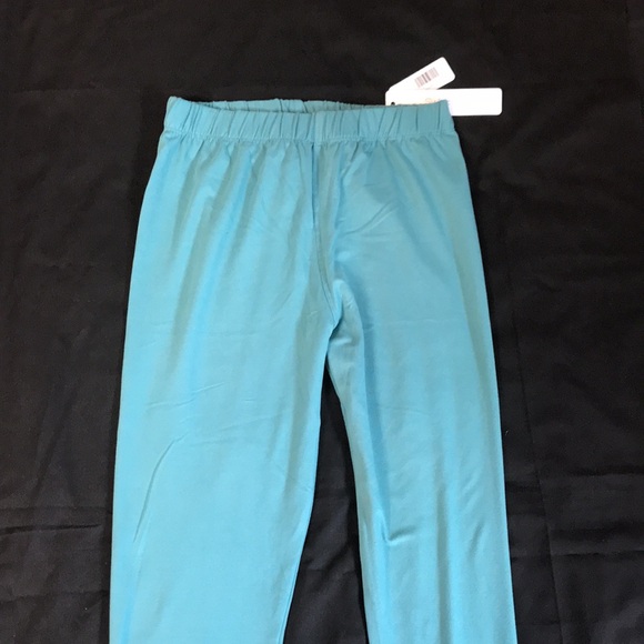 SweetLegs Teal Or No Teal Petite Leggings; BNWT - Picture 3 of 10
